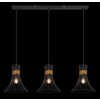 Pendant Light Globo PURRA black, 3-light sources