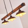 Corippo Pendant Light black, 3-light sources