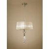 Mantra TIFFANY Pendant Light brown, 3-light sources