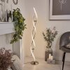 Wellington floor lamp LED stainless steel, 2-light sources