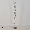 Wellington floor lamp LED stainless steel, 2-light sources