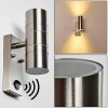 FROSLEV Wall Light LED chrome, 2-light sources, Motion sensor