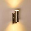 FROSLEV Wall Light LED chrome, 2-light sources, Motion sensor