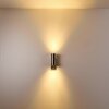 FROSLEV Wall Light LED chrome, 2-light sources, Motion sensor
