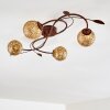 VIRGA Ceiling light rust-coloured, 4-light sources