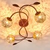 VIRGA Ceiling light rust-coloured, 4-light sources