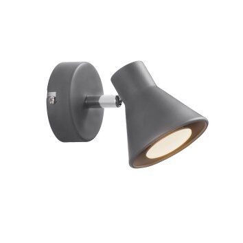 Nordlux EIK Wall Light grey, 1-light source
