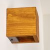 Adak Wall Light LED Dark wood, 1-light source