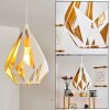 CORRALEJA Pendant Light gold, white, 1-light source