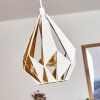 CORRALEJA Pendant Light gold, white, 1-light source