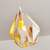 CORRALEJA Pendant Light gold, white, 1-light source