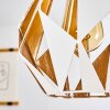 CORRALEJA Pendant Light gold, white, 1-light source