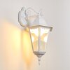 Hongkong outdoor wall light white, 1-light source
