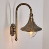 Elgin outdoor wall light black-gold, 1-light source