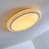 Lowell Ceiling light LED white, 2-light sources, Remote control, Colour changer
