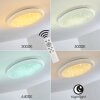 Lowell Ceiling light LED white, 2-light sources, Remote control, Colour changer