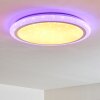 Lowell Ceiling light LED white, 2-light sources, Remote control, Colour changer