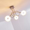 Donot Ceiling Light LED matt nickel, 3-light sources