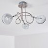 Donot Ceiling Light LED matt nickel, 3-light sources