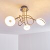 Donot Ceiling Light LED matt nickel, 3-light sources