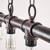 KAJEN Pendant Light rust-coloured, 4-light sources