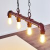 KAJEN Pendant Light rust-coloured, 4-light sources