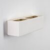 Gemini wall light white, 1-light source