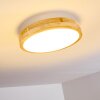 Bagaha Ceiling Light LED Light wood, 1-light source, Remote control
