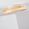 Bagaha Ceiling Light LED Light wood, 1-light source, Remote control