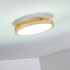 Bagaha Ceiling Light LED Light wood, 1-light source, Remote control