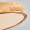 Bagaha Ceiling Light LED Light wood, 1-light source, Remote control