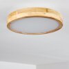 Bagaha Ceiling Light LED Light wood, 1-light source, Remote control