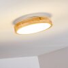 Bagaha Ceiling Light LED Light wood, 1-light source, Remote control