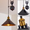 Gudem Pendant Light black-gold, 1-light source