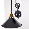 Gudem Pendant Light black-gold, 1-light source