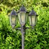 Lignac Lamp Post black, 3-light sources