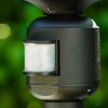 Bristol outdoor floor lamp black, 1-light source, Motion sensor