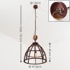 HAERVEJ Pendant Light brown, rust-coloured, 1-light source