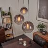 Pendant Light Degevos grey, 3-light sources
