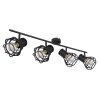 Globo CLASTRA Spotlight black, 4-light sources
