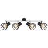 Globo CLASTRA Spotlight black, 4-light sources