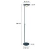 Steinhauer ZENITH Floor Lamp LED black, 1-light source
