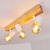 Barbengo Ceiling Light Light wood, white, 3-light sources