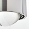 Sapri wall light silver, 1-light source