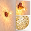 VIRGA Wall Light rust-coloured, 1-light source