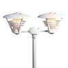 Konstsmide Gemini light head white, 2-light sources