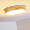 Bagaha Ceiling Light LED Light wood, 1-light source, Remote control