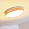 Bagaha Ceiling Light LED Light wood, 1-light source, Remote control
