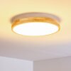 Bagaha Ceiling Light LED Light wood, 1-light source, Remote control