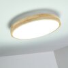 Bagaha Ceiling Light LED Light wood, 1-light source, Remote control